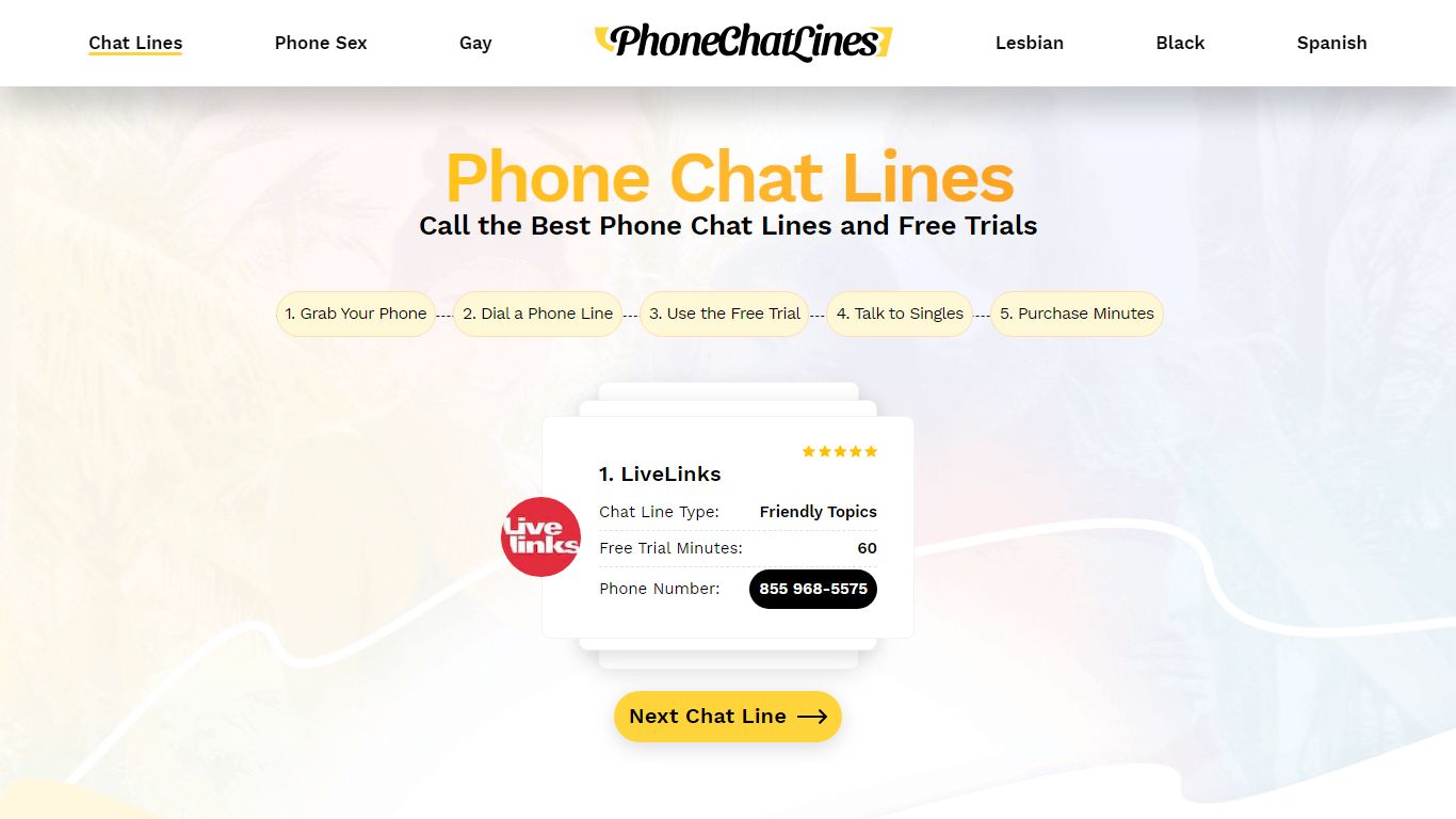 Phone Chat Lines | +8 Best Phone Chat Lines With Free Trial